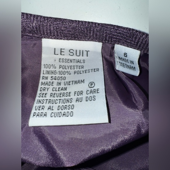 Rust Tweed Skirt Feminine pleats Le Suit Size 6 - Picture 3 of 3